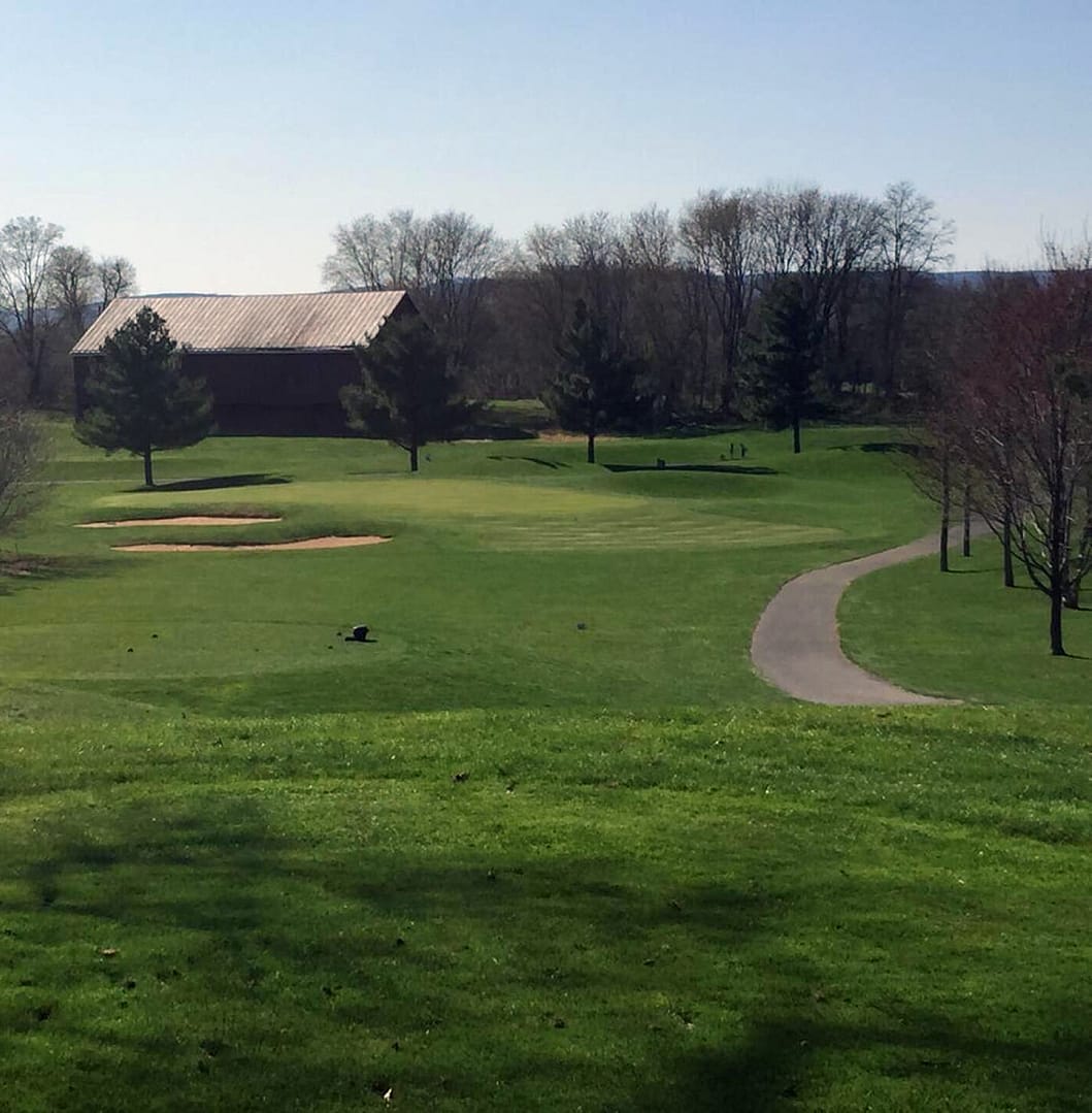 2nd hole at Clustered Spires golf course